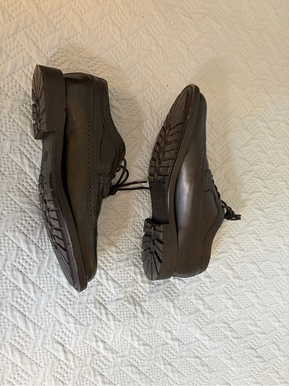 Frye Dark Brown Leather Wingtip Derby Oxfords